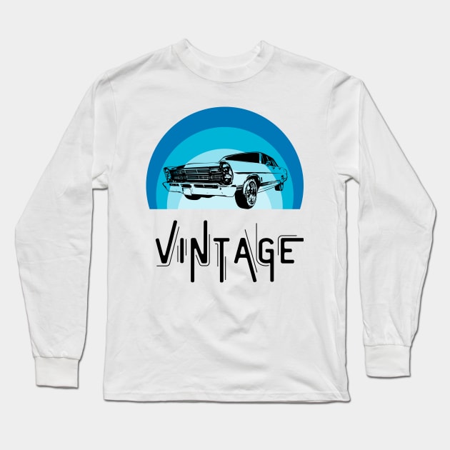 80s Car Long Sleeve T-Shirt by Xtian Dela ✅